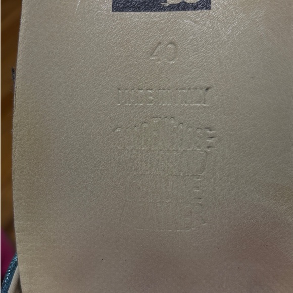 Golden Goose Super Star Glitter blue - Picture 14 of 14